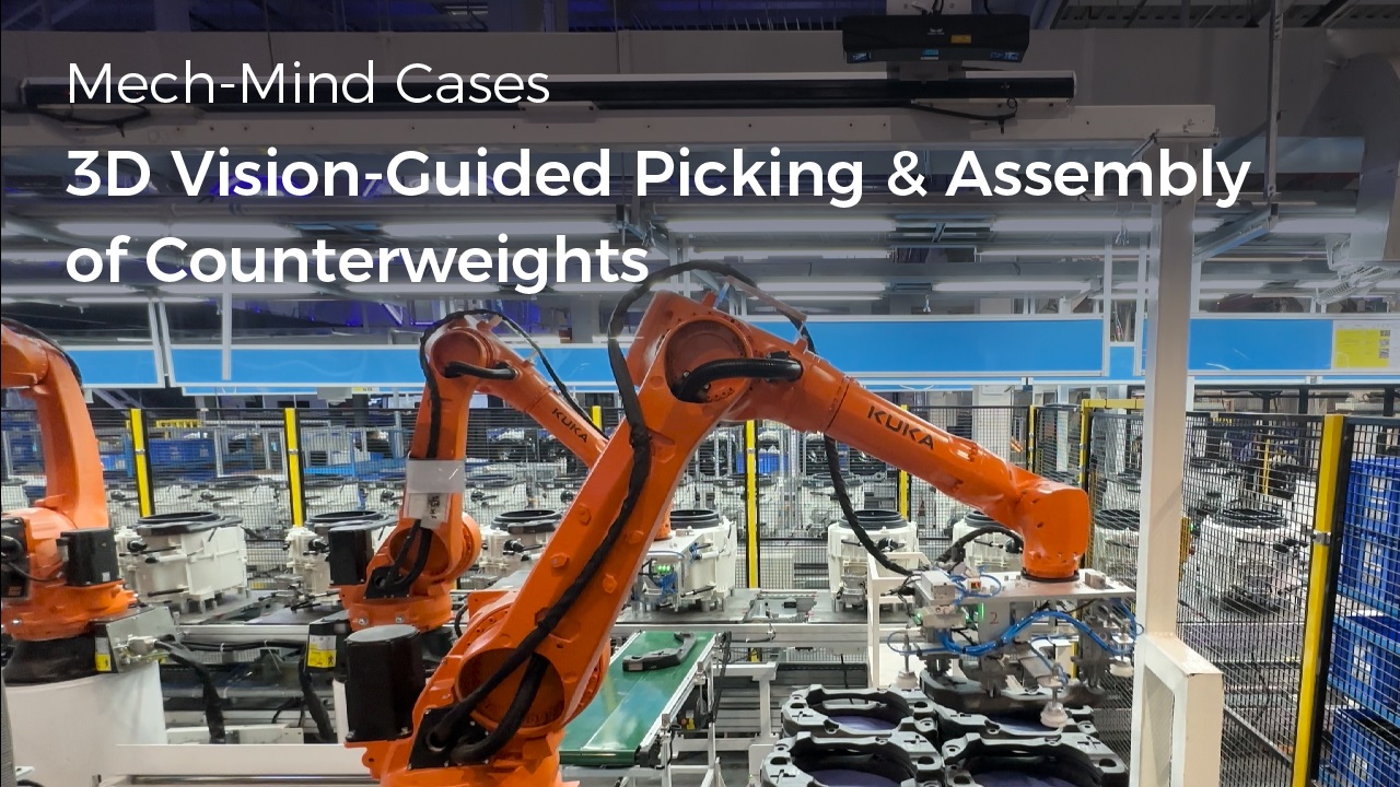 3D Vision-Guided Picking & Assembly of Counterweights