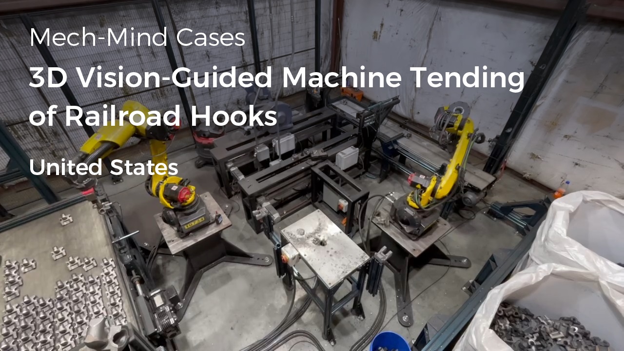 3D Vision-Guided Machine Tending for Grinding in Metallurgical Industry
