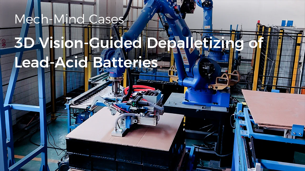 3D Vision-Guided Depalletizing of Lead-Acid Batteries