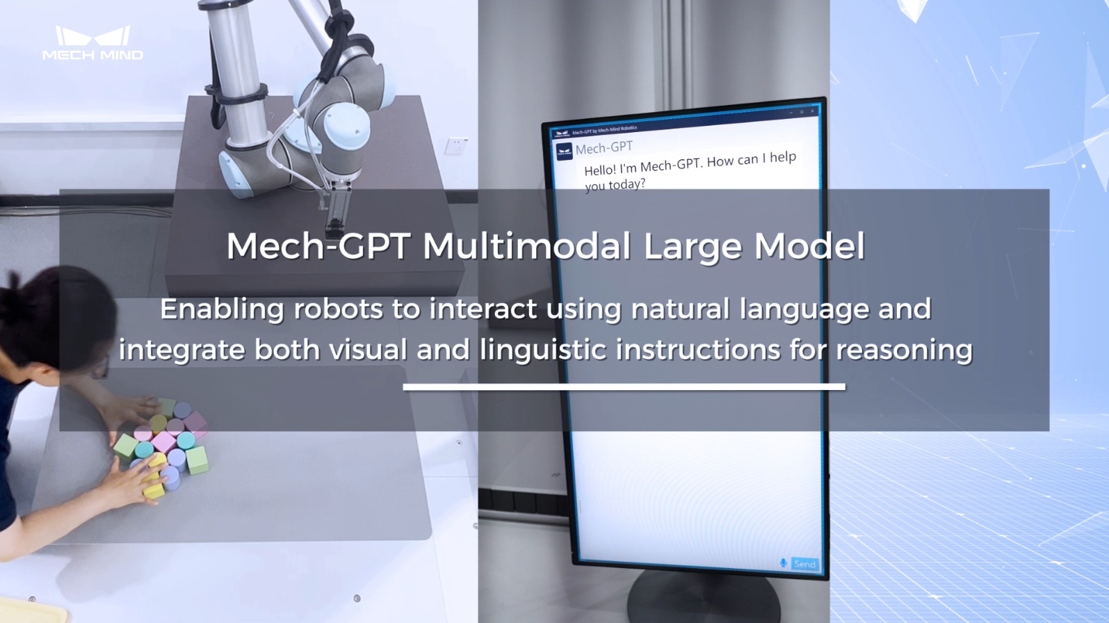 Mech-GPT: Robots Interact with Natural Language, Integrating Visuals & Linguistics for Reasoning