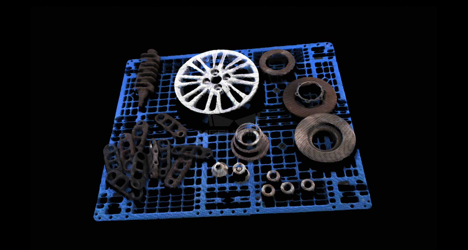 Verschiedene Metallteile