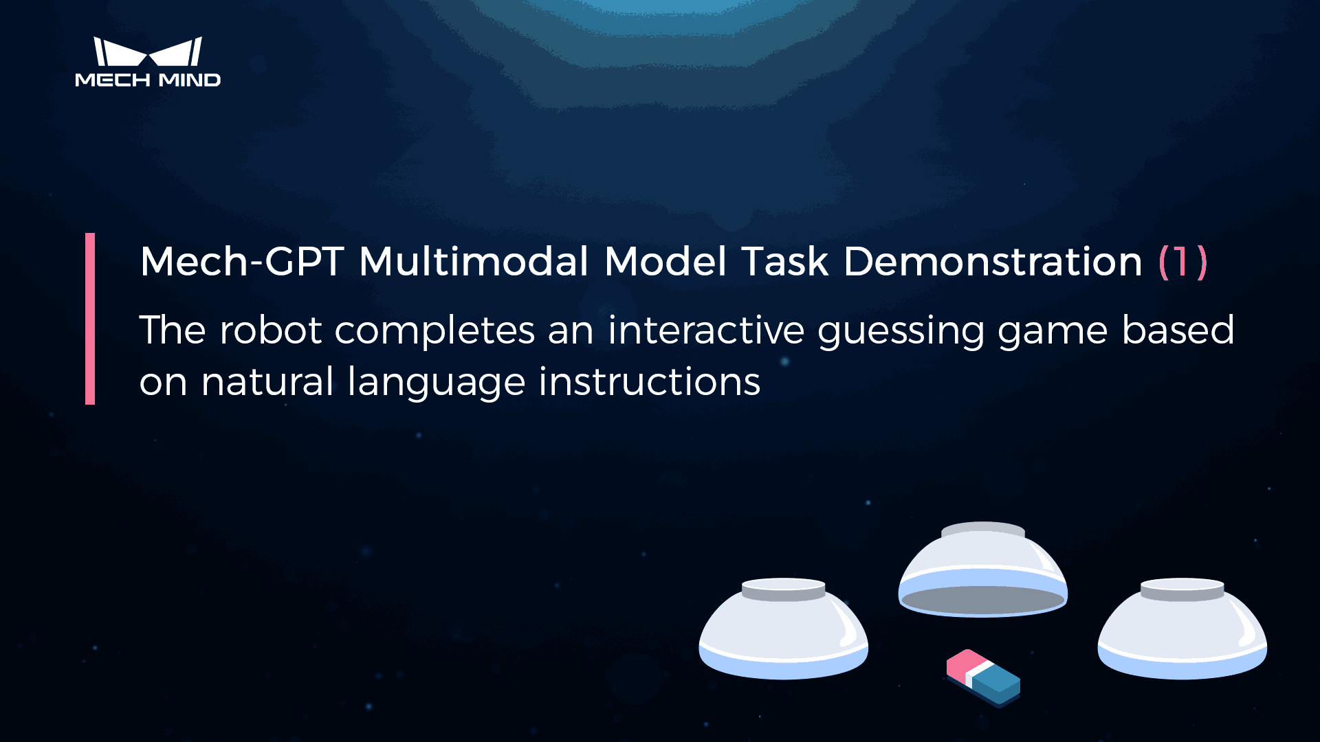 Mech-GPT Task Demo 1: The Robot Completes an Interactive Game Based on Natural Language Instructions
