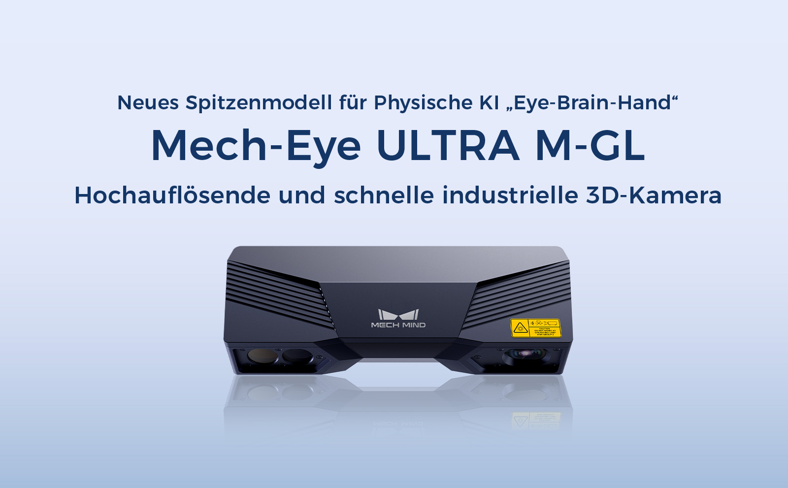 Die neue Mech-Eye ULTRA M-GL setzt neue Maßstäbe in der 3D-Vision für dünne Teile unter 1 mm, transparente Objekte und schnelle Robotikanwendungen